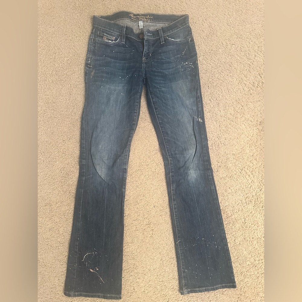 Dark denim pants